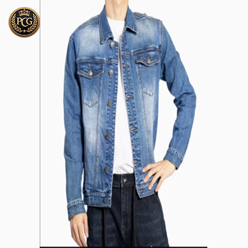 Casual Long Sleeve Man Denim Jacket